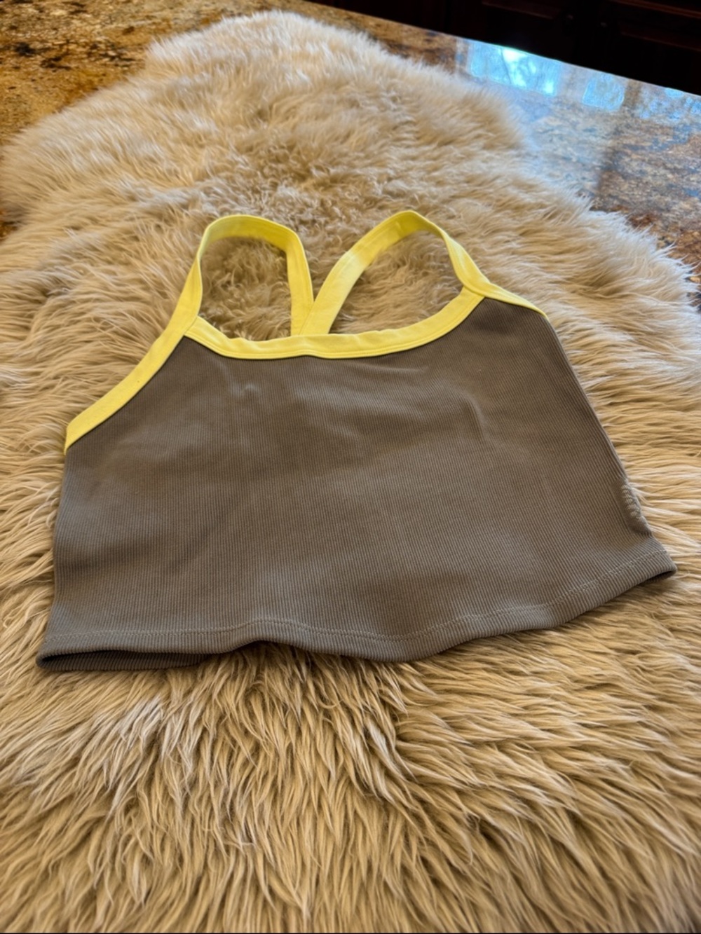 FP Movement All Clear Cami. Size XL. Green and yellow.